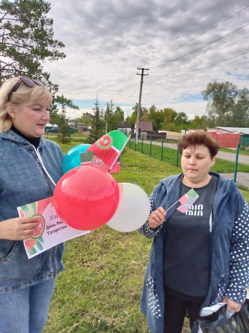 В Куралове прошла праздничная акция ко Дню Республики Татарстан