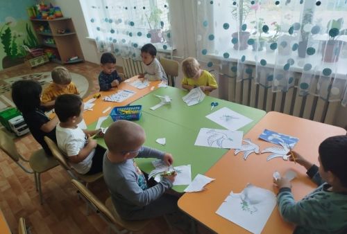 Акция «Голубь Мира» прошла в Введенско-Слободском детском саду
