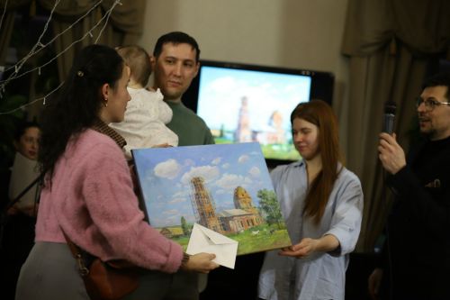 Аукцион живописи собрал 192 500 рублей на восстановление храма в Кильдеево