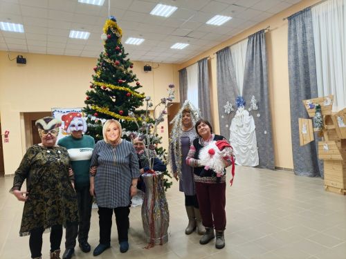 Ансамбль «Калинушка» встретил старый Новый год в Печищинском ДК