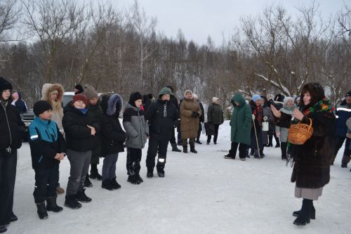 В Печищах отметили Крещение фольклором, соблюдая традиционные обряды