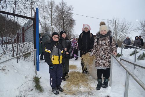 В Печищах отметили Крещение фольклором, соблюдая традиционные обряды
