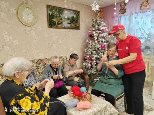 В Верхнеуслонском Доме-интернате вязание помогает в реабилитации