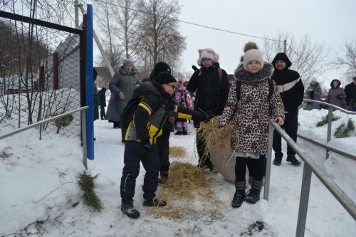 В Печищах отметили Крещение фольклором, соблюдая традиционные обряды