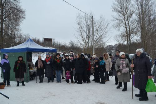 В Печищах отметили Крещение фольклором, соблюдая традиционные обряды
