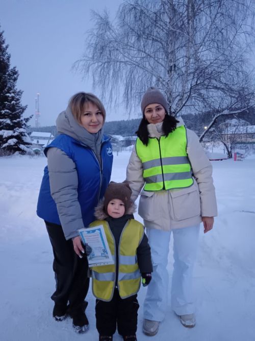 Верхнеуслонские дошколята провели акцию за безопасность на дороге