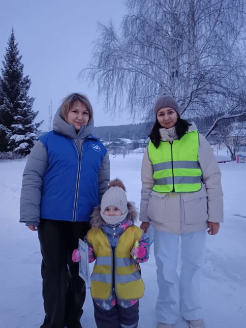 Верхнеуслонские дошколята провели акцию за безопасность на дороге