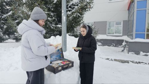 «Зимние забавы» собрали детей в парке Верхнего Услона