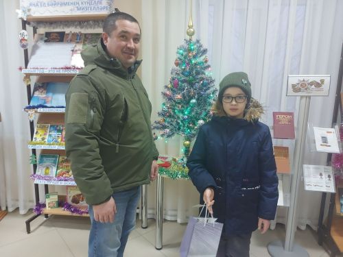 Первые читатели получили подарки в Верхнеуслонской библиотеке