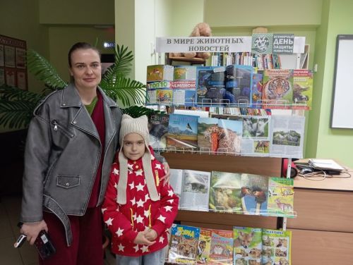 В детской библиотеке открылась выставка «В мире животных»