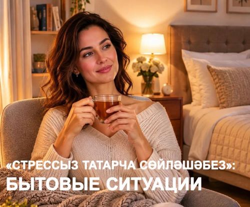 Учим глаголы для бытовых ситуаций: «Стрессыз татарча сөйләшәбез»