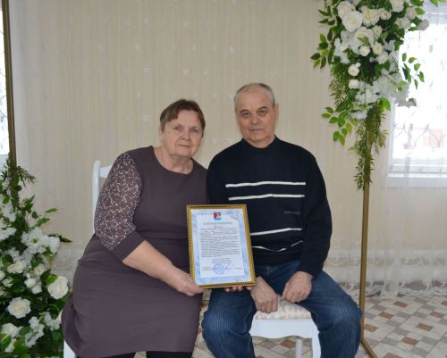 Супруги Барановы из Куралова отметили 50-летие совместной жизни