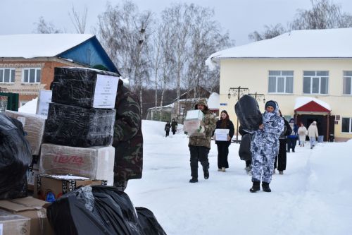 Очередной конвой из Верхнеуслонского района отправился к бойцам СВО