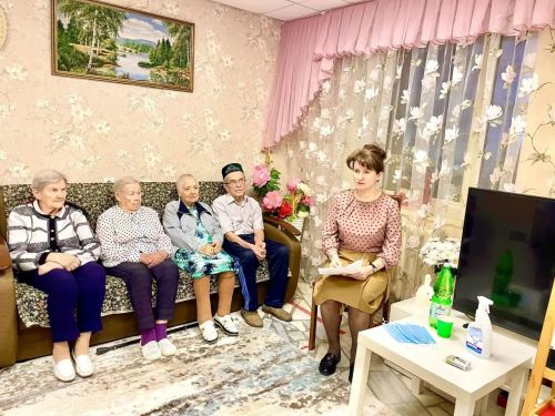 В Верхнеуслонском доме-интернате рассказали о профилактике гриппа