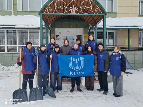 Интернат-йортта “Кар десанты” волонтерлары булып китте