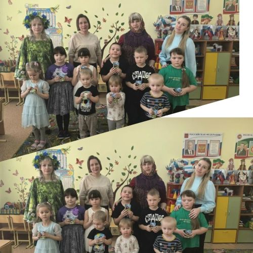 В Шеланговском детском саду весну встретили танцами, играми и угощением