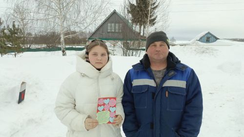 Кильдеевцы получили открытки с комплиментами от работников СДК