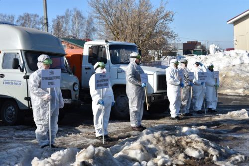 В Верхнеуслонском районе прошли учения по недопущению распространения инфекции