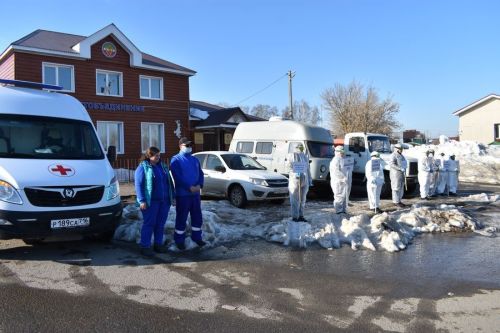 В Верхнеуслонском районе прошли учения по недопущению распространения инфекции