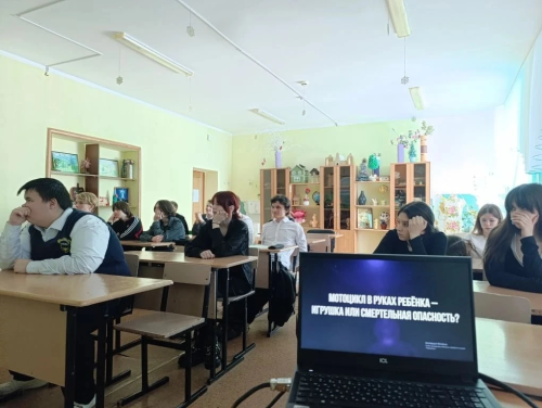 Школьникам Верхнеуслонского района показали фильм об опасности мотоциклов