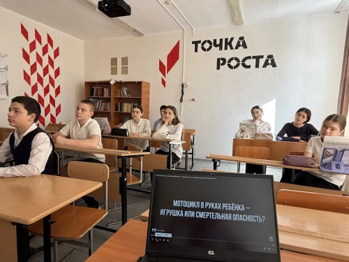 Школьникам Верхнеуслонского района показали фильм об опасности мотоциклов