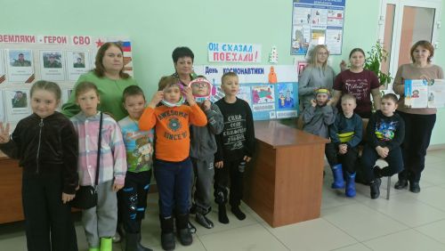 «Гагарин: первый шаг к звёздам»: информационный час в Кильдееве