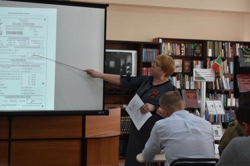 Верхний Услон написал «Диктант Победы»