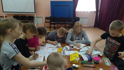 В Кильдееве прошёл конкурс рисунков «День Победы»