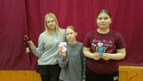 В Кильдеево дети сделали куклу-оберег «На счастье» своими руками