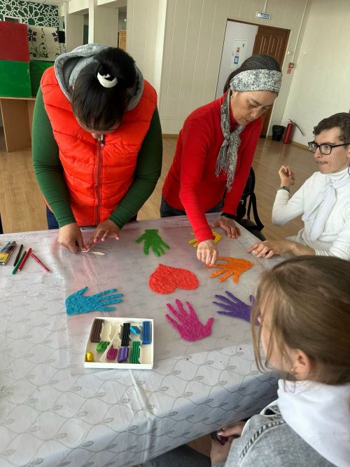 В Верхнем Услоне создали панно «Я — будущее страны»