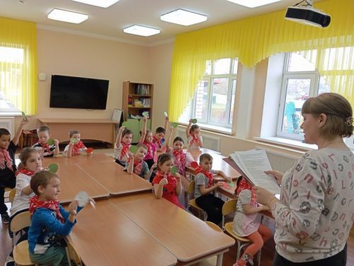 В «Берёзке» прошёл урок пожарной безопасности «Слава храбрым огнеборцам!»
