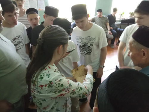 Кызыл Байракта шәкертләр кунакта булдылар