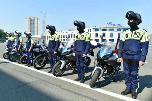 Мотопатруль ГИБДД начал работу на дорогах Татарстана