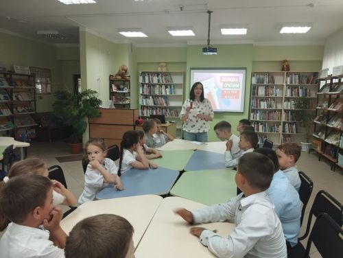 Игра-путешествие прошла в детской библиотеке Верхнего Услона
