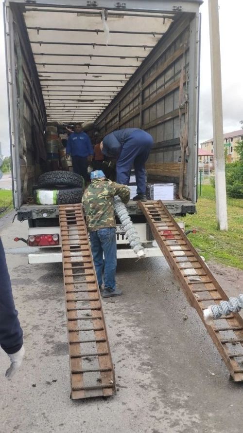 127-я фура с гуманитарной помощью из Верхнего Услона отправилась на передовую