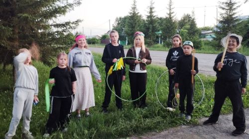 Спортивный час улыбок и веселья прошёл в Ямбулатове