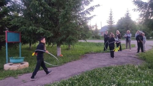 Спортивный час улыбок и веселья прошёл в Ямбулатове