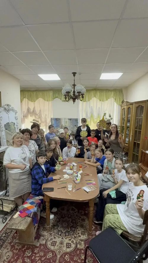 В Набережных Морквашах школьников познакомили с народными промыслами
