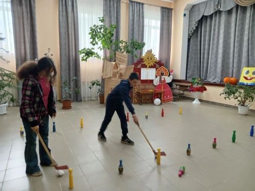 В Печищах прошёл День весёлых игр для детей разного возраста