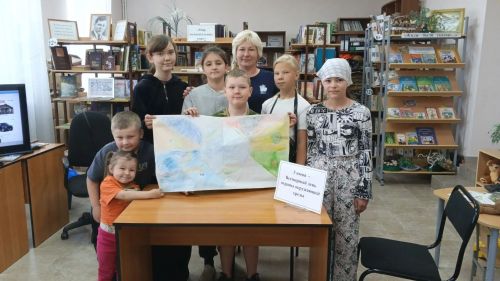В Коргузинской библиотеке детям рассказали о чистой Земле