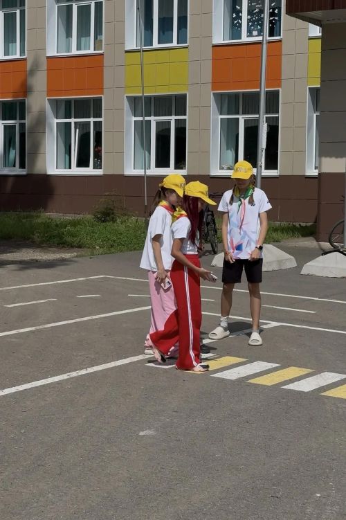 В пришкольном лагере Верхнего Услона через игры повторили ПДД