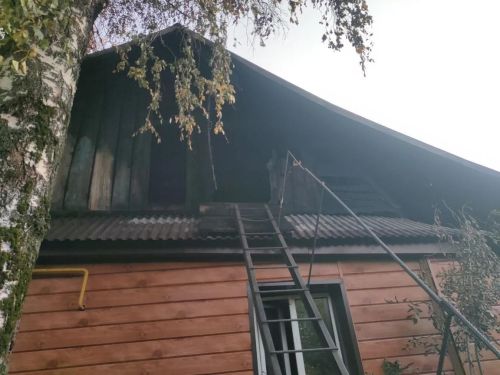 В Татарском Макулове огонь уничтожил жилой дом на 99 квадратах
