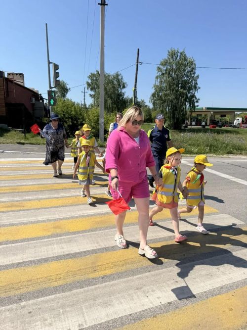 В Верхнем Услоне провели акцию «Безопасный переход» для водителей и дошколят
