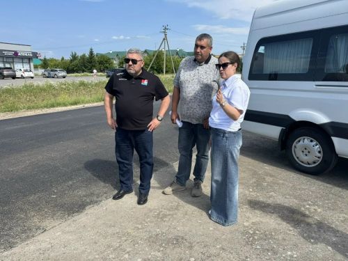 Глава Верхнеуслонского района проверил строительство дорог в Верхнем Услоне