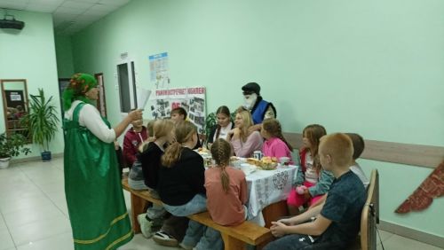 Кильдеевским детям рассказали о самоваре и чаепитии