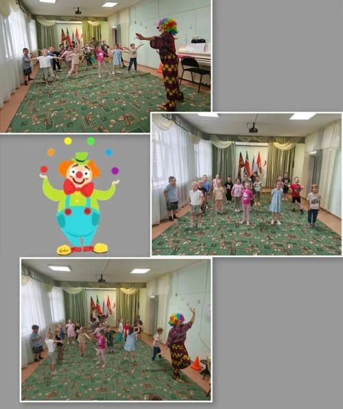“Каенкай” балалар бакчасында клоун Клепа белән бәйрәм үткәрделәр