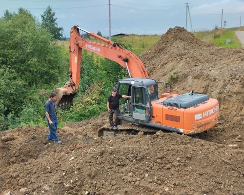Начался ремонт моста при въезде в Соболевское