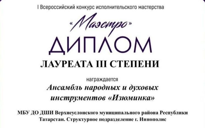 В Верхнеуслонской Детской школе искусств теперь есть «Изюминка»