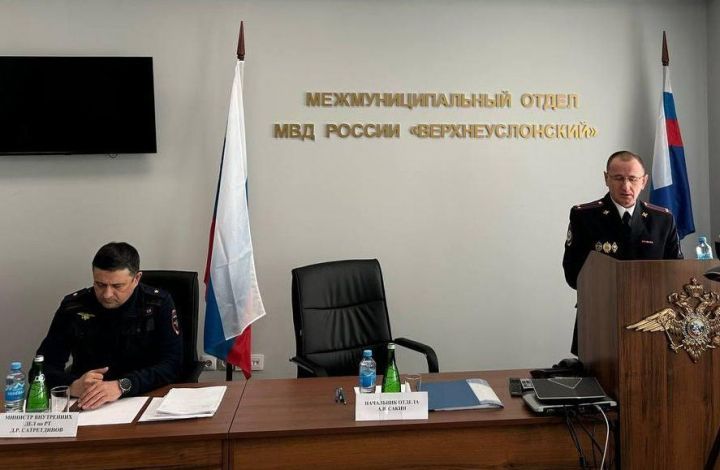 Глава МВД по РТ представил нового начальника МО МВД России «Верхнеуслонский»