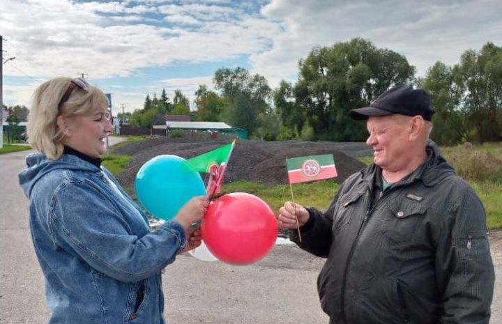 В Куралове прошла праздничная акция ко Дню Республики Татарстан